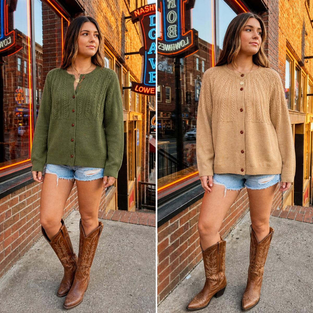 Willow Creek Cable Knit Cardigan