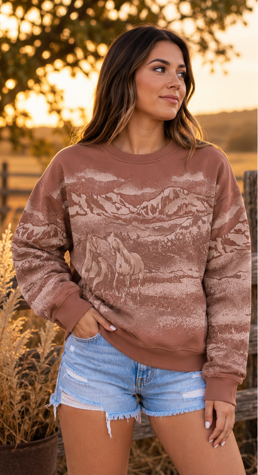 Chasing Wild Horses Sweatshirt