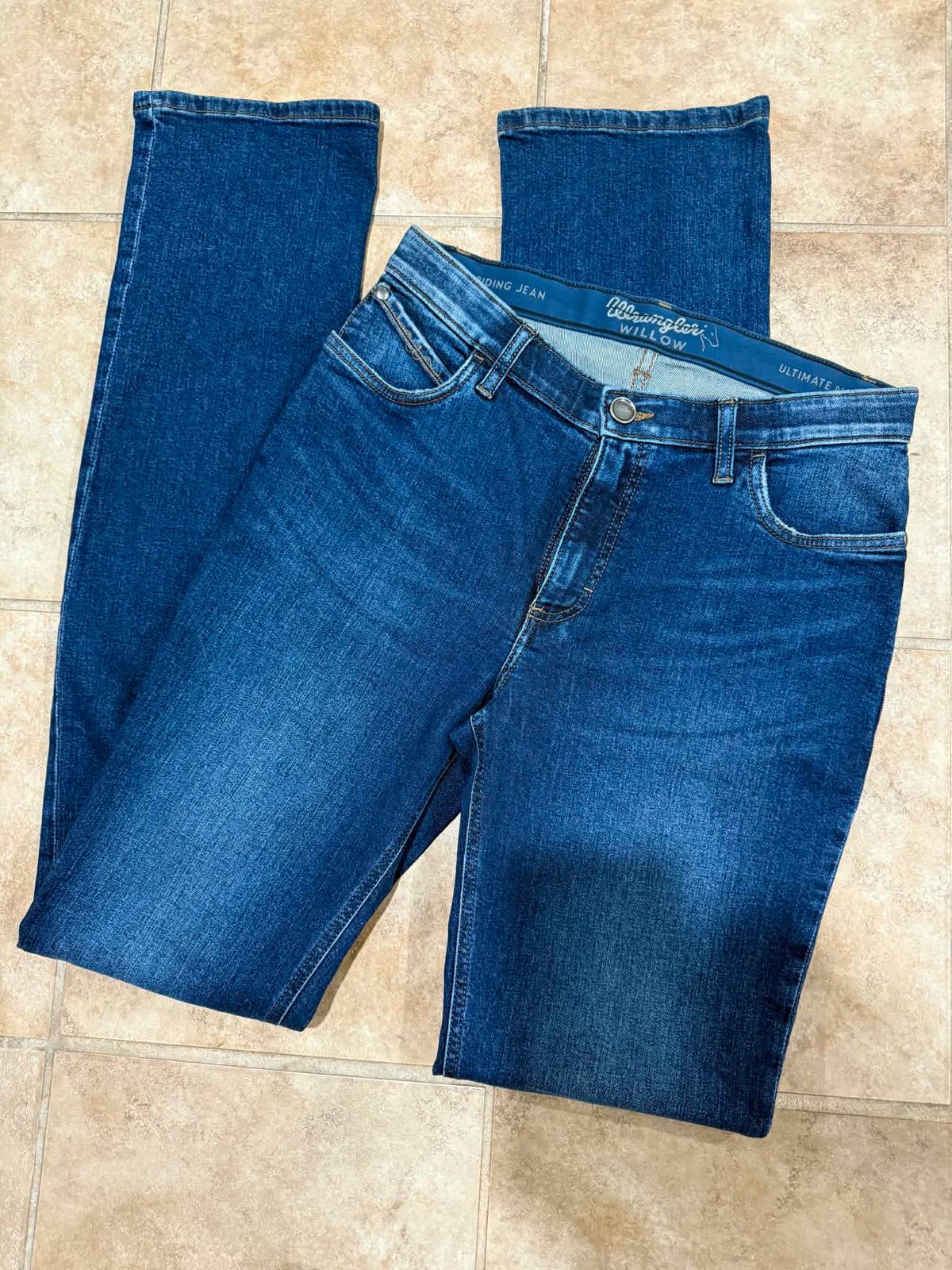 Wrangler Willow Ultimate Riding Jeans - Dark Wash