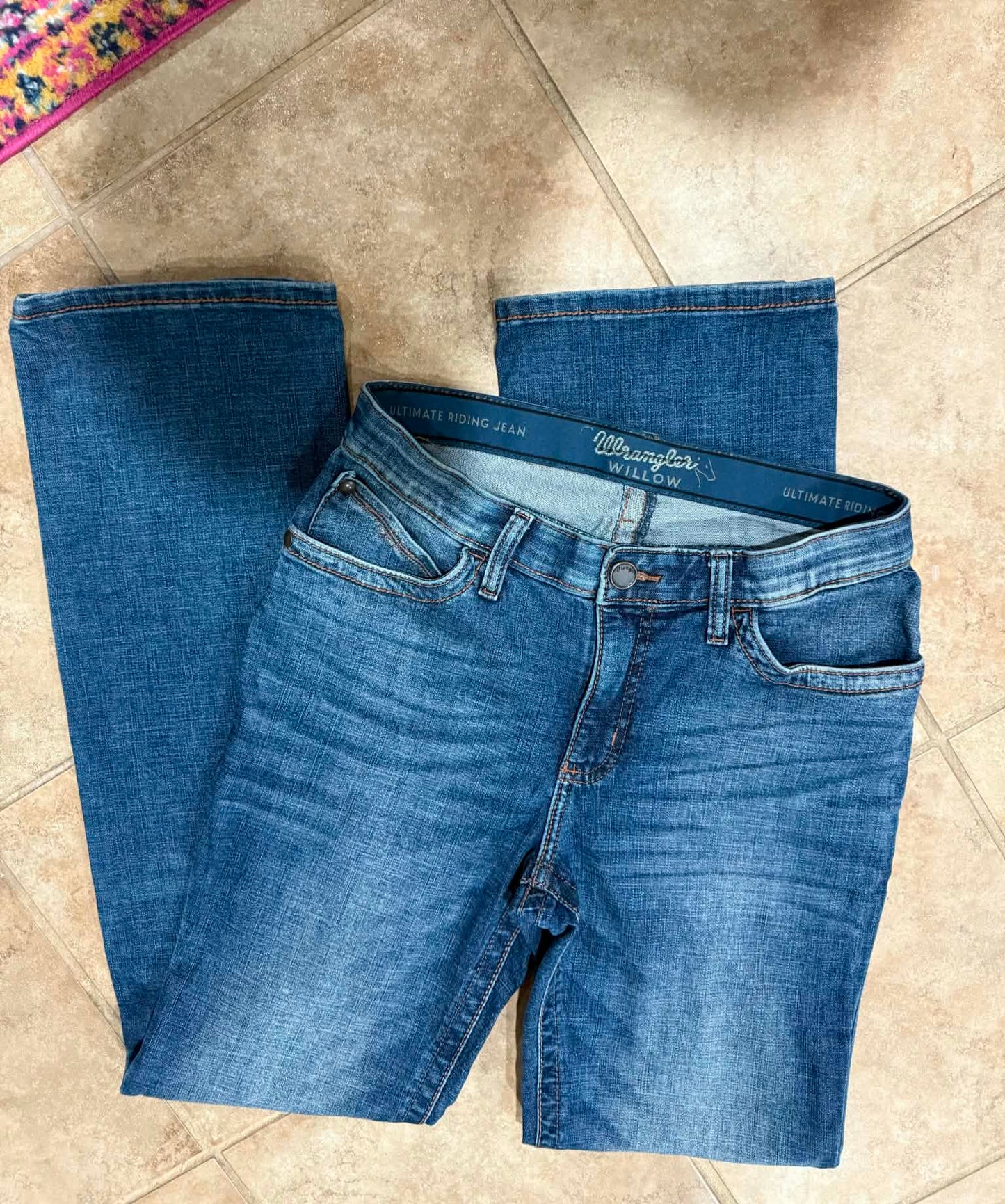 Wrangler Willow Ultimate Riding Jeans - Medium Wash
