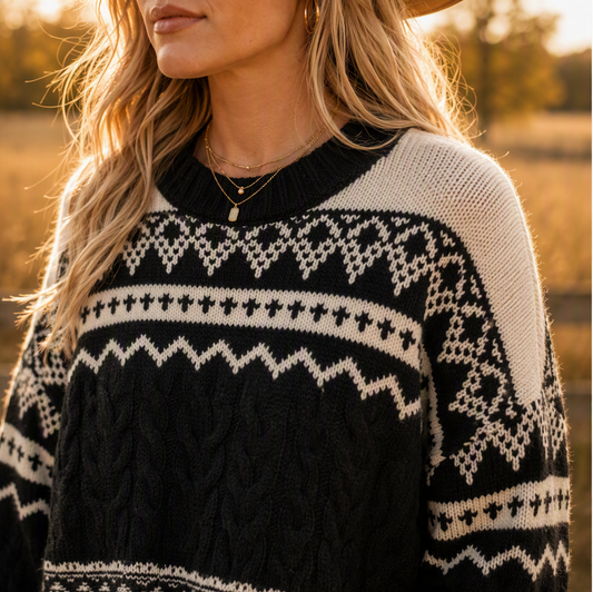 Midnight In The Range Sweater
