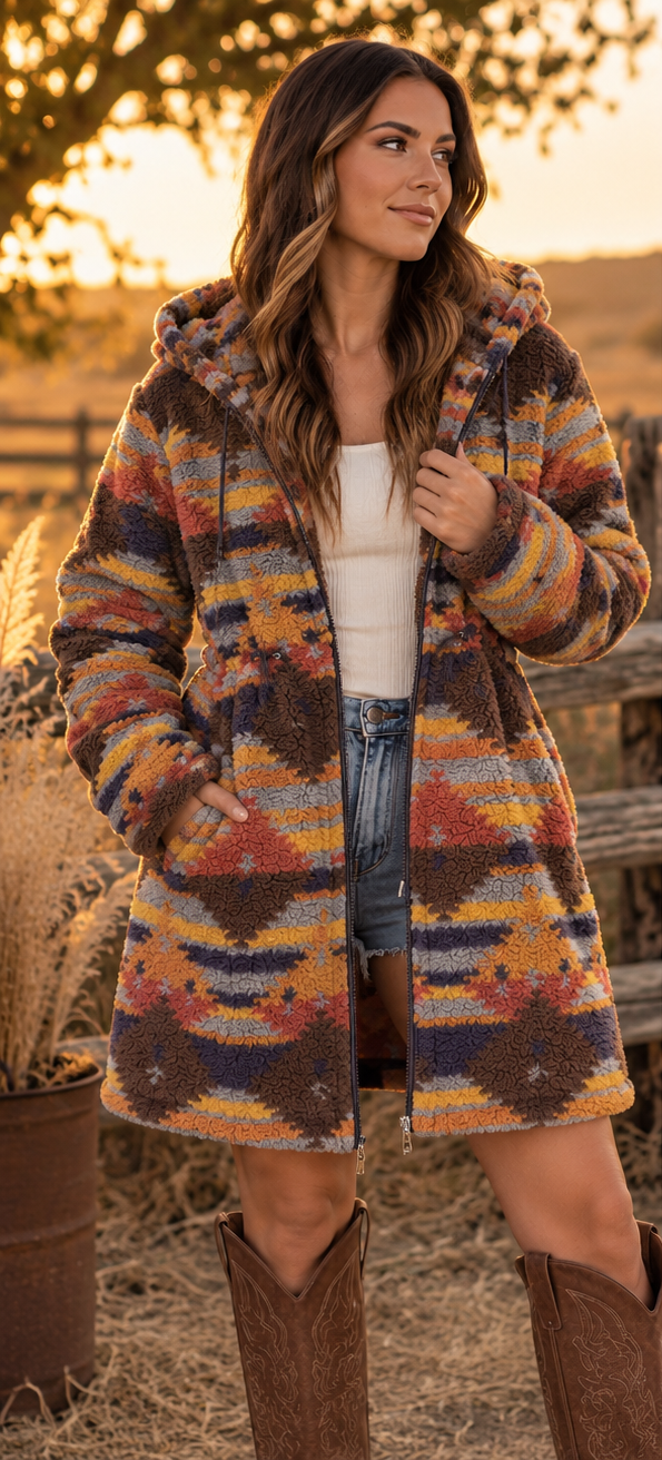 Desert Trails Sherpa Coat