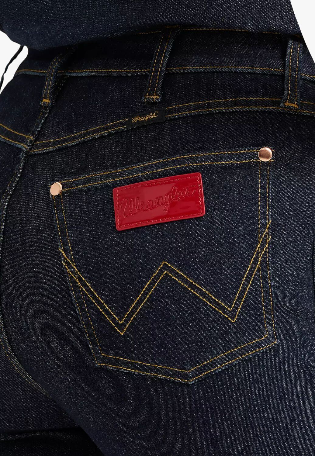 Wrangler x Lainey Wilson Red Patch Flare Jeans