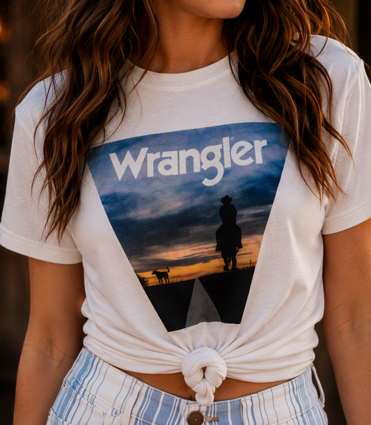 Wrangler Last Light Cowboy Graphic Tee
