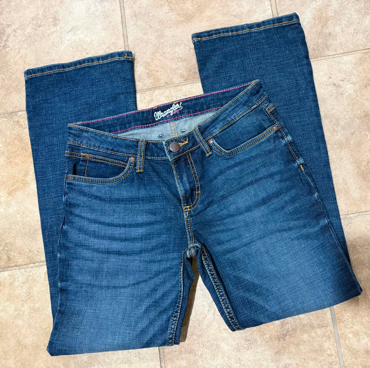 Wrangler Mid Rise Bootcut Jeans