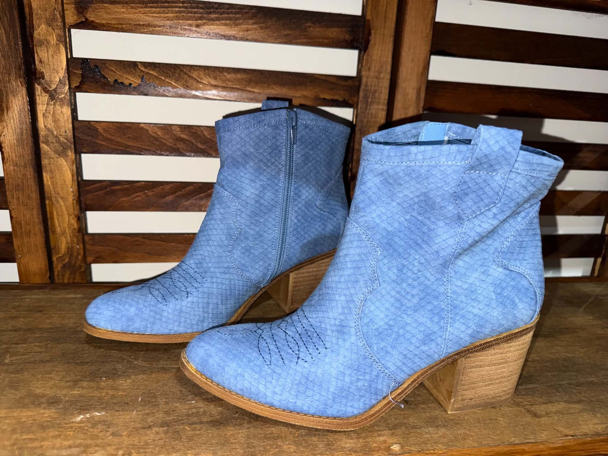 The Blue Belle Bootie
