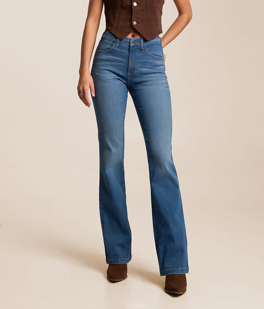 Wrangler High Rise Boot cut Stretch Jeans